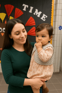 Mother and child at The Naples Gathering Naples FL